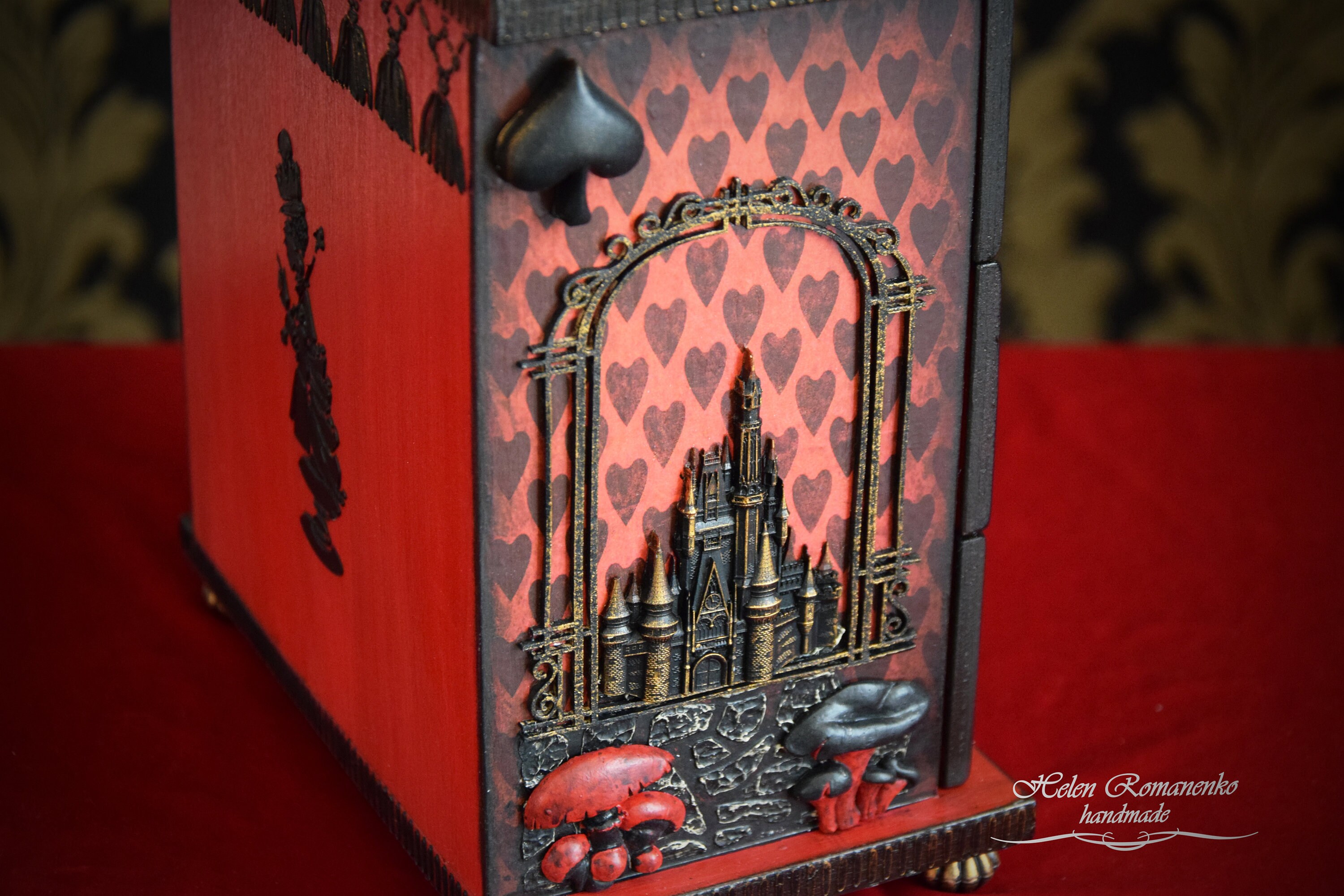 Alice im Wunderland Möbel rote Königin Alice Wahnsinn rückkehr | Etsy