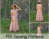Pink Champagne PDF Sewing Patterns 6-14 sizes