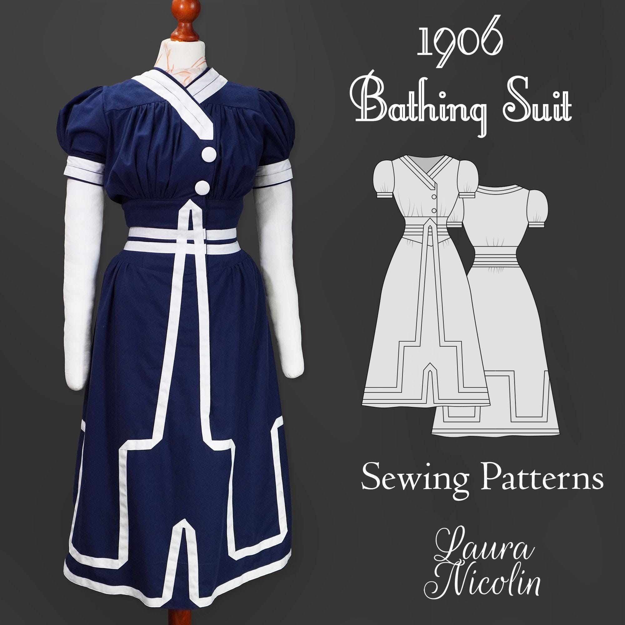 1900s bathing suits - Etsy 日本
