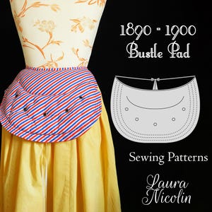 Victorian Bustle Pad Sewing Patterns, Victorian Petticoat Sewing Patterns, Victorian Underwear, Historical Patterns, Edwardian Underwear