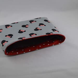 Ruby Book Sleeve and Tablet case PDF Sewing Pattern 4 sizes, Optional flap and Divider pocket image 4