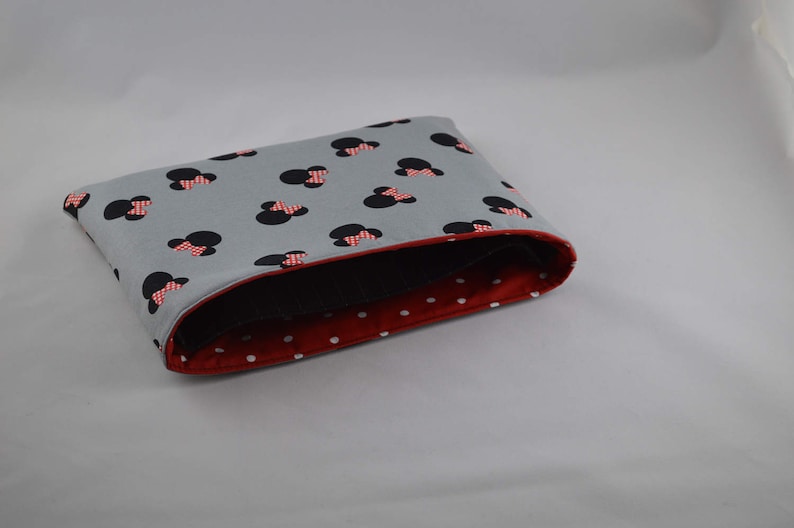 Ruby Book Sleeve and Tablet case PDF Sewing Pattern 4 sizes, Optional flap and Divider pocket image 4