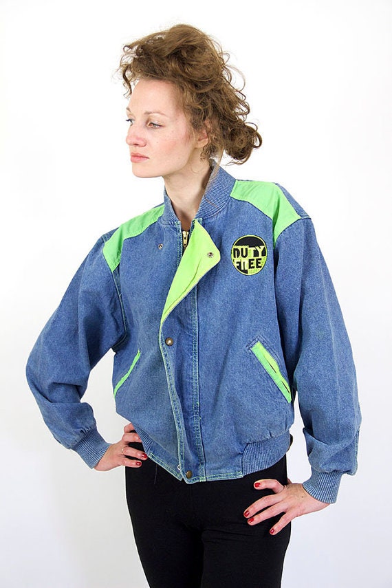 Veste en Jean Vintage, années 80 veste en jean, bl