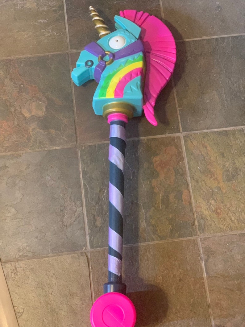 Unicorn Smash Pickaxe With Colored Reactive Horn Hand Etsy - image 0