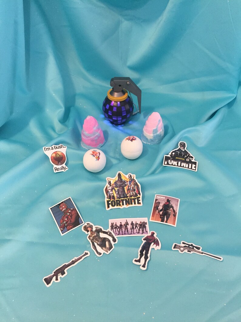 Fort Nite Christmas Basket Lot Fort Nite Boogie Bomb 2 Fort Etsy -!    image 0