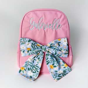 Sac à dos avec monogramme fille, Jardin d'enfants, École maternelle, Sac à dos d'école, Broderie, Personnalisé