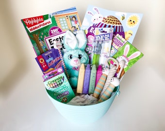 Custom Prefilled Easter Basket, Easter Basket Activities, Food Allergy Friendly, Books and Good for all Ages, Gender Neutral