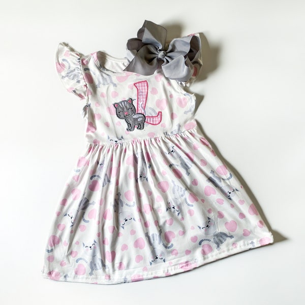 Toddler Cat Party Dress Etsy
