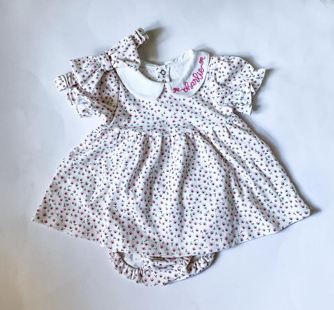 Swoon Baby Floral Collar Tennis Dress main image 1