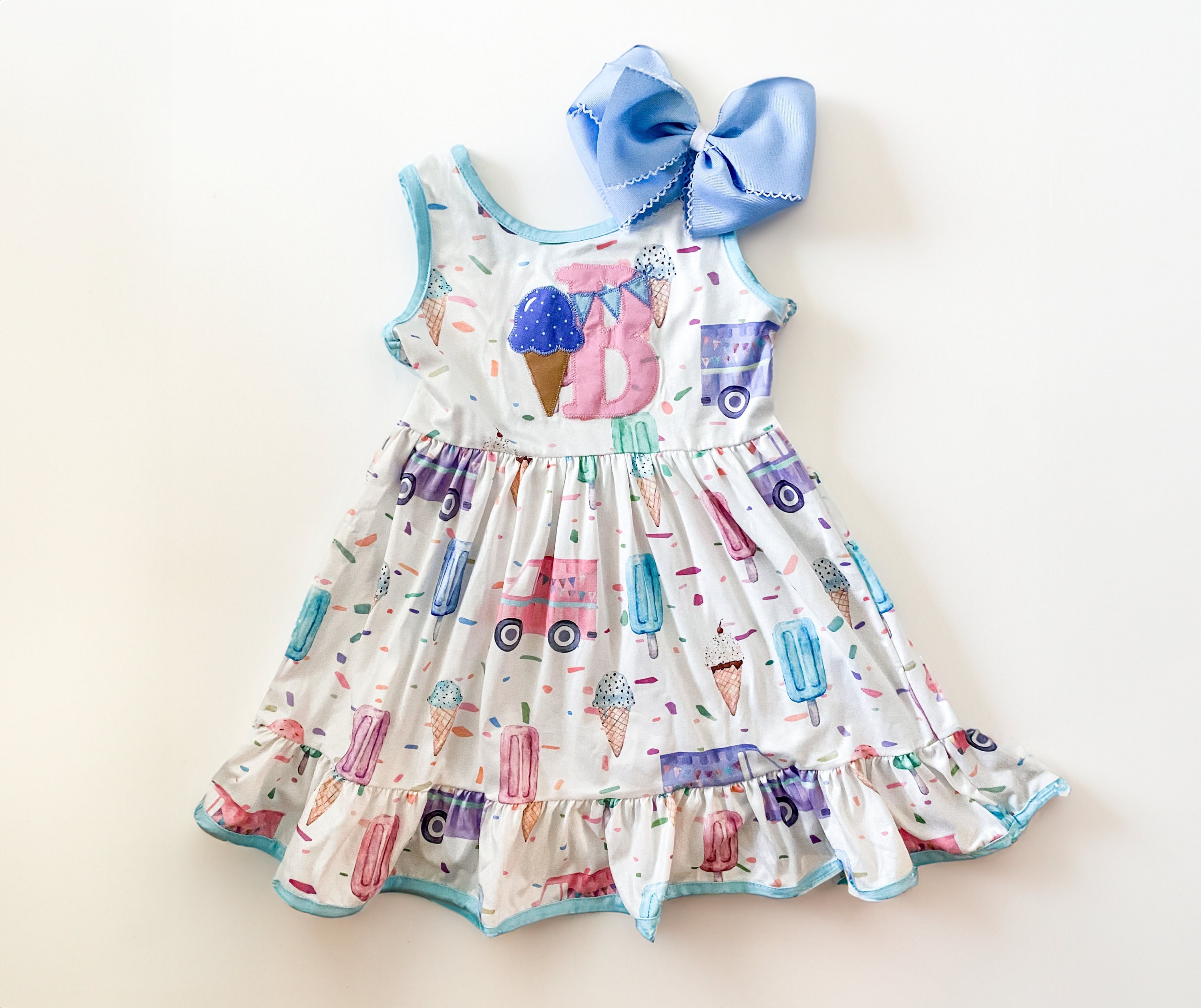 Ice Cream Dress Toddler - Etsy