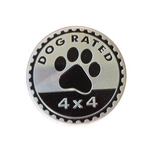 Dog rated badge
