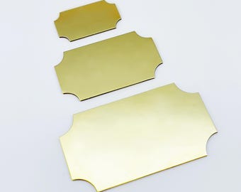Laser Engraved Acrylic Plaque In Brushed Gold / Silver Or Black Finish (Multi Size Options) | UK - Foto 3