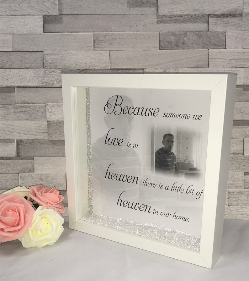Because someone we love is in heaven frame memorial photo Etsy