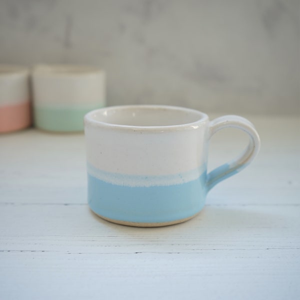 Keramiktasse, Kaffeetasse, Tasse, Becher, handgemachte Tasse, Keramiktasse, blaue Tasse, Teetasse, Keramik, handgemachtes Geschenk, Einweihungsgeschenk, Keramik, Tasse