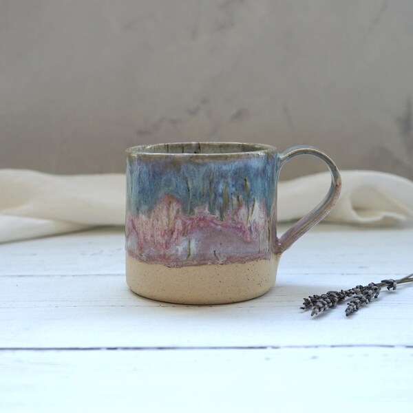 Handmade ceramic coffee or tea cup