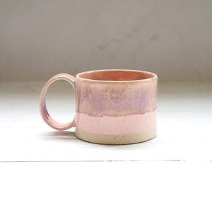 Handmade ceramic coffee or tea cup