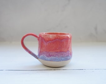 Handmade pottery mug