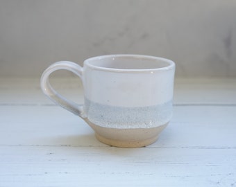 Handmade ceramic coffee or tea cup