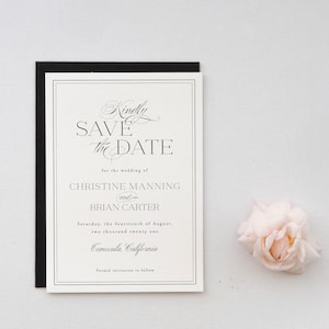 Elegante Save the date Vorlage Kalligraphie Save the date Script Save the date Verlobung Save the date Karte Download Ankündigung S253