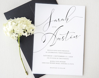 wedding invitations etsy