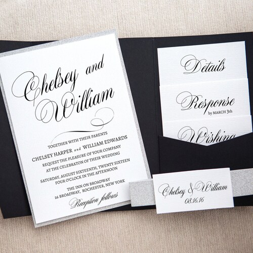Pocket Invitation Template Printable Pocket Invitation | Etsy