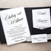 Pocket Invitation Template Printable Pocket Invitation Calligraphy ...