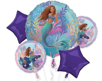 Anagram Little Mermaid Live Action Bouquet of Balloons