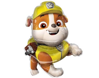 32" Paw Patrol Rubble Super Shape Foil Balloon