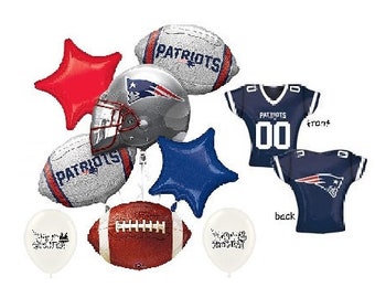 New England Patriots Bouquet Of Balloons Bundle