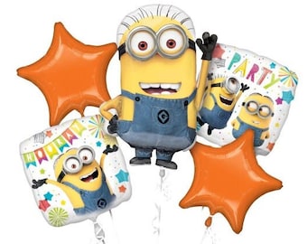 Despicable Me Minions Party Balloons Bouquet