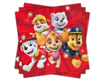 Paw Patrol Luncheon Party Napkins Pack of 16