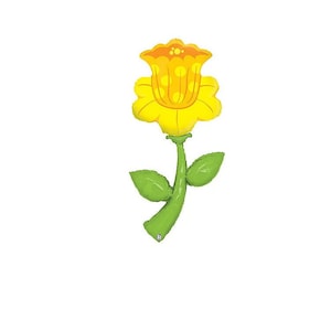 5 Foot Fresh Picks Daffodil Super Shape Foil Balloon