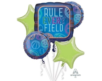 Anagram Rule Every Field Sports Party Balloon Bouquet