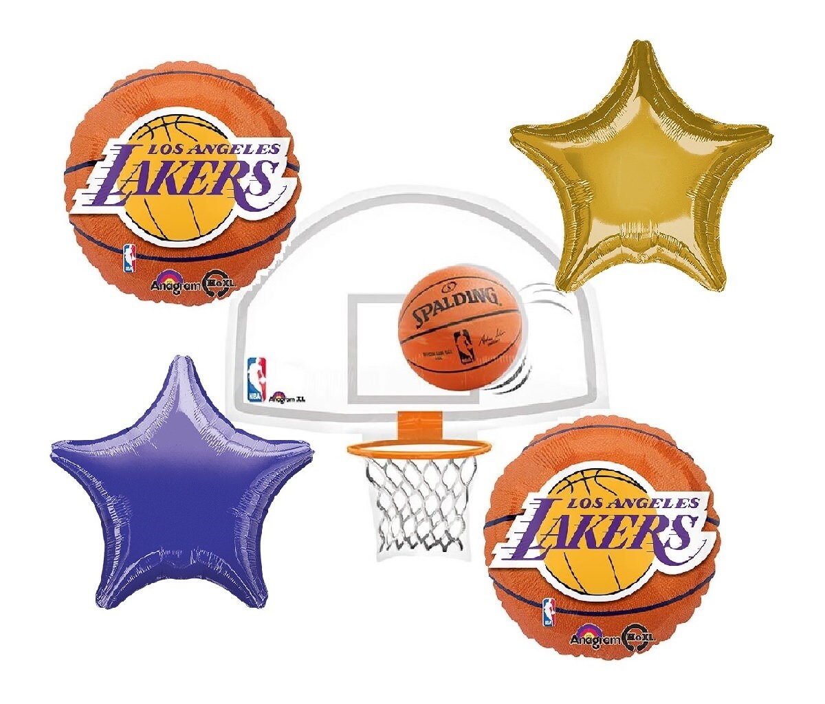 Kids Party Hub: Basketball LA Lakers Birthday Party - Sandro's 1st