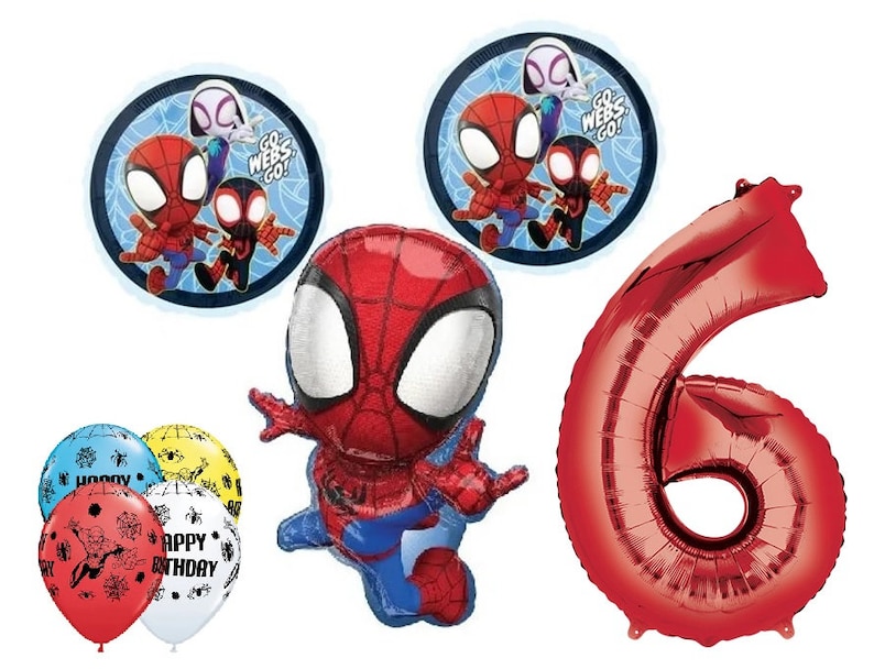 Spidey And His Amazing Friends Birthday Balloons