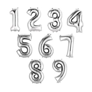 The Mandalorian Baby Yoda Child Star Wars Super Shape Foil Balloon with Silver Number Option 1-9 image 3