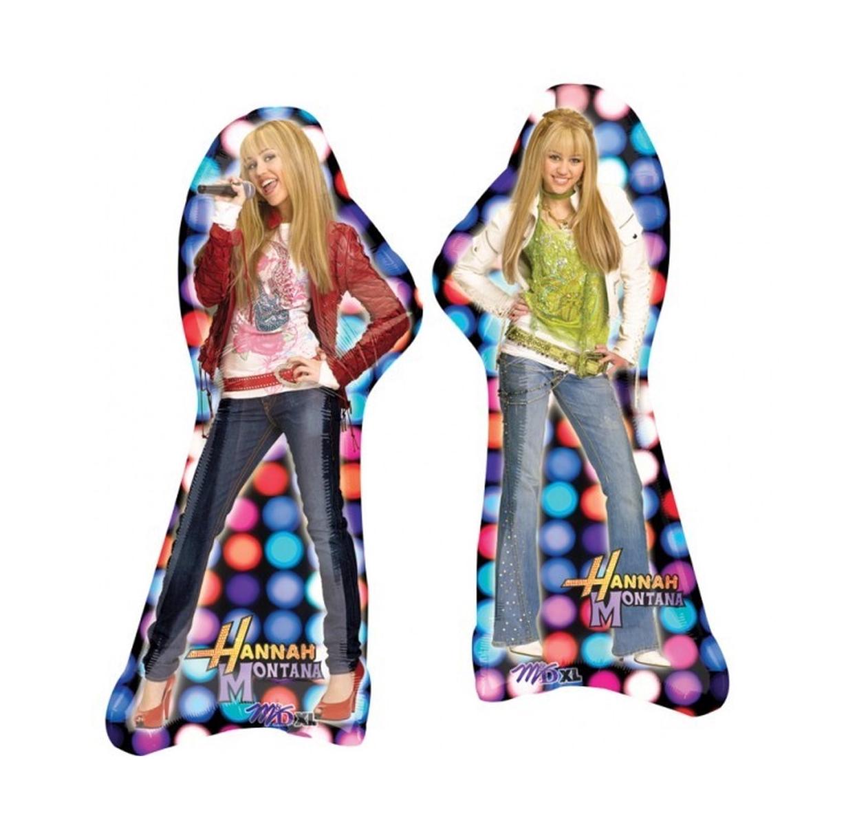 2 Pack Large 35" Hannah Montana Super Shape Foil Balloons