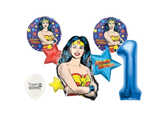 【WONDER WONDER】24SS★ [MADE] Balloon Banding Long Wide Pt Wonder Woman Balloon Set With Blue Number 1-9 Option - Etsy