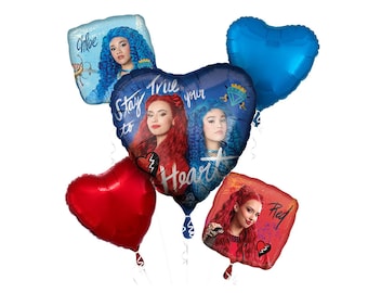 Ultimate Ugly Dolls Moxy Party Balloon Bouquet - 5 Piece Set With 32" Foil Balloons For 1st Birthday