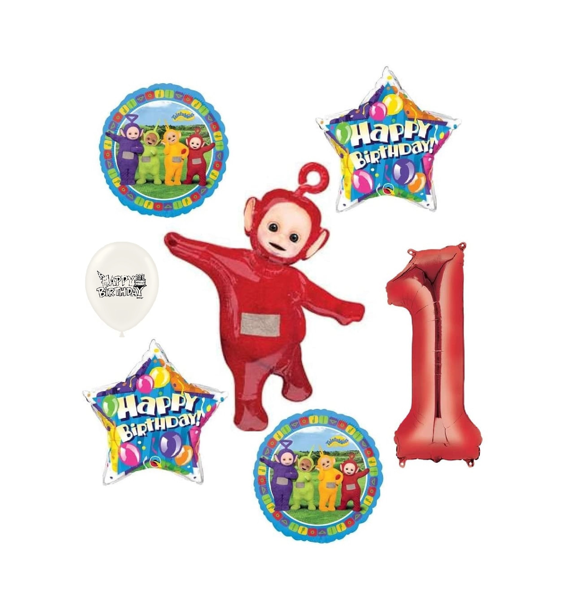 Teletubbies 2nd birthday LAA-LAA & PO Balloon Birthday Party supplies and Decorations Anagram Teletubbies 2nd birthday LAA-LAA & PO Balloon Birthday Party supplies and Decorations Anagram