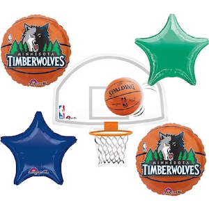 Minnesota Timberwolves Basketball Balloon Set
