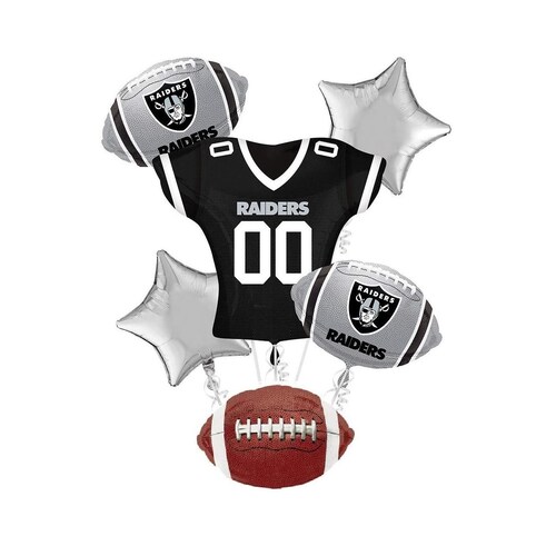 Anagram Las Vegas Raiders NFL Football Party Balloon Bouquet Etsy