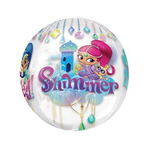 Shimmer and Shine 15 inch Orbz Balloon, great for girls, princess, magical, decoration, birthday parties