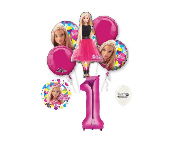 Barbie Birthday Party Decorations Balloon Bouquet Bundle Etsy