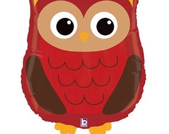 Woodland Owl Jumbo mylar balloon party decoration supershape party supplies