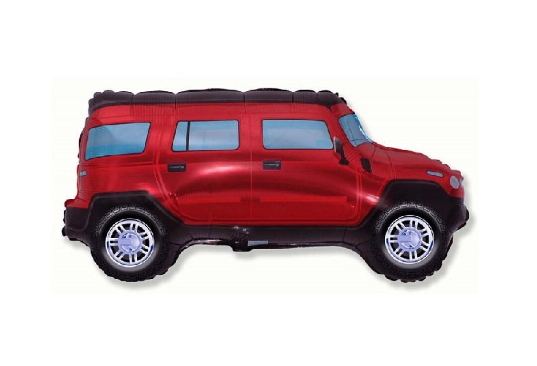 24 Red Hummer SUV Foil Balloon Etsy