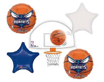 Charlotte Hornets Basketball Balloon Set