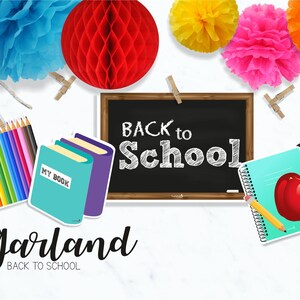 Back to SCHOOL banner/Instant download