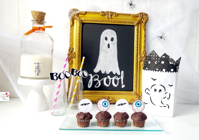 Halloween printable Toppers / instant download image 0
