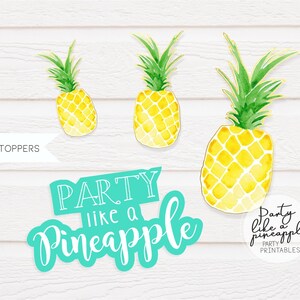Party Like a Pineapple Party Printables SUPER VALUE PACK / Instant ...